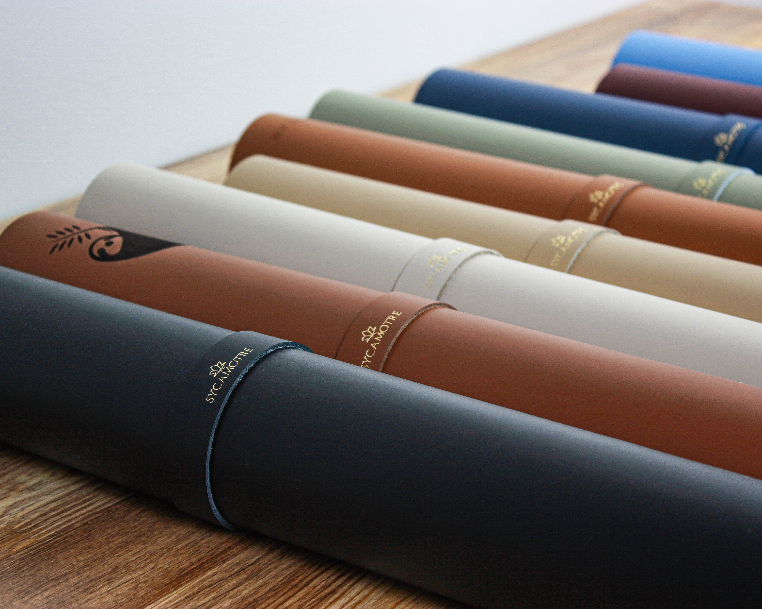 Leather Desk Mat, Custom Size Desk Pad, Personalized Office Accessories, Leather Writing Pad