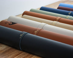 Leather Desk Mat, Custom Size Desk Pad, Personalized Office Accessories, Leather Writing Pad