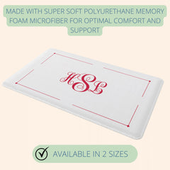 Custom Monogrammed Bath Mat