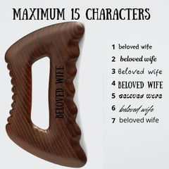 Wooden Gua Sha Massager for Body