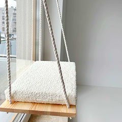 Cat Window Perch, Cat Hammock, Cat Window Bed, Wood Cat Shelves, Minimalistic Pet Furniture