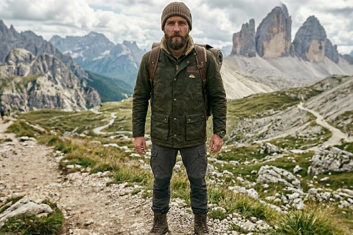 Large Full Grain Leather Hiking Backpack, Vintage Travel Rucksack, Outdoor Adventure Bag